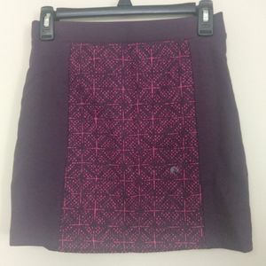 American Eagle Outfitters Embroidered Panel Skirt